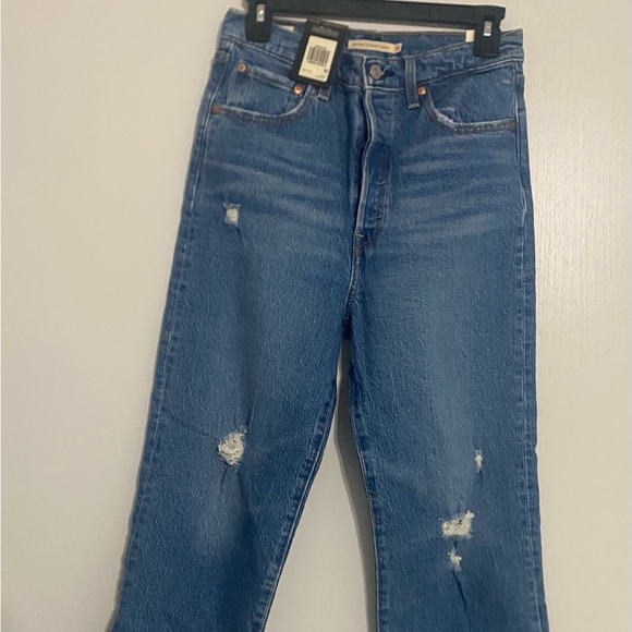 Levis RIBCAGE STRAIGHT ANKLE JEANS - Picture 6 of 7